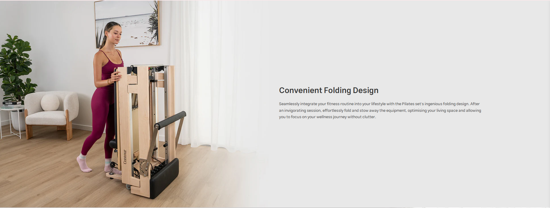 Contour Folding Wooden: folding storage
